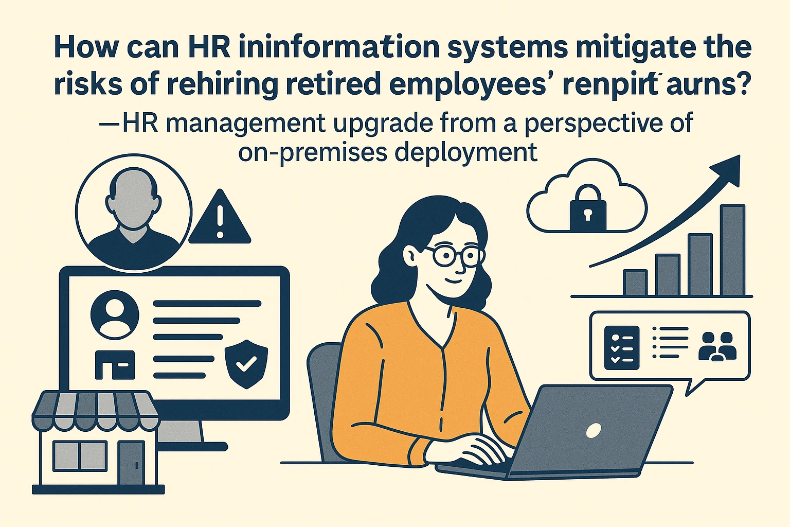 人力资源信息化系统如何规避连锁门店返聘退休人员风险?——从私有化部署看人事管理升级