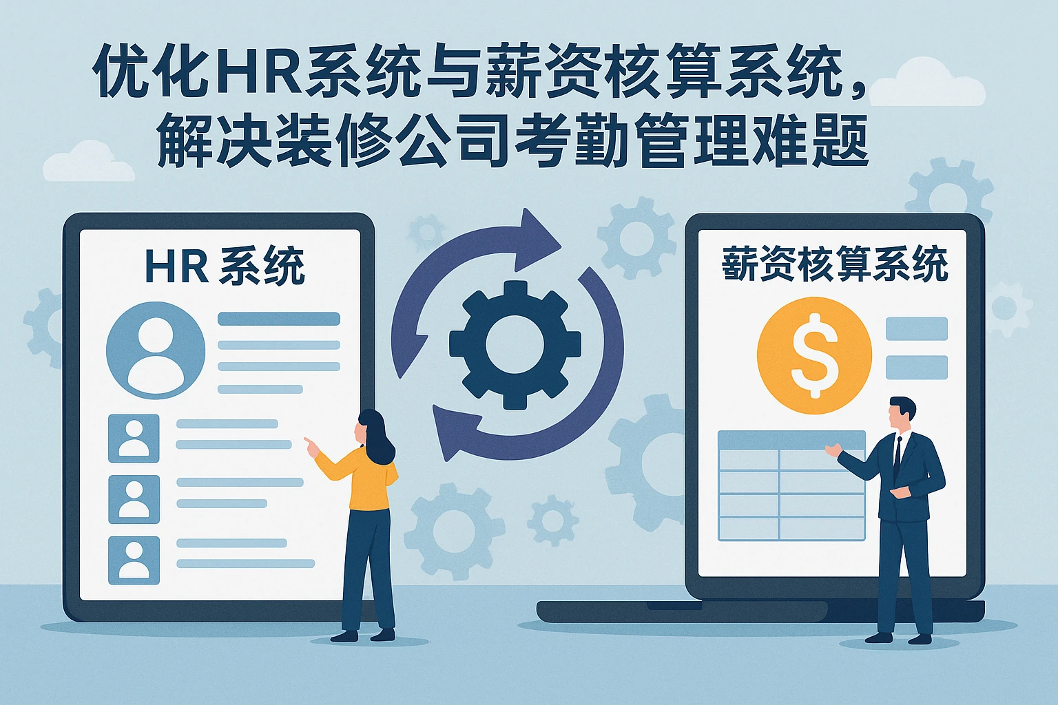 优化HR系统与薪资核算系统,解决装修公司考勤管理难题
