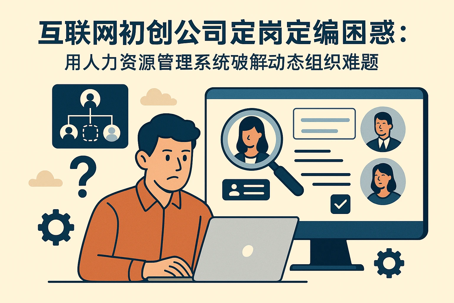 互联网初创公司定岗定编困惑:用人力资源管理系统破解动态组织难题