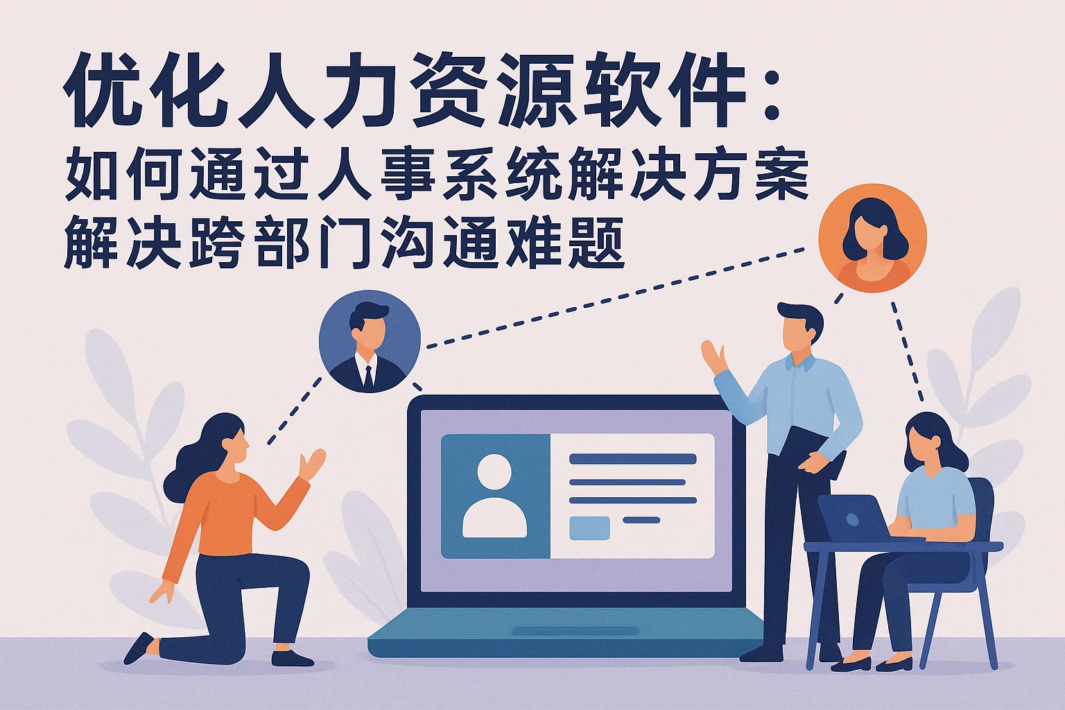 优化人力资源软件：如何通过人事系统解决方案解决跨部门沟通难题