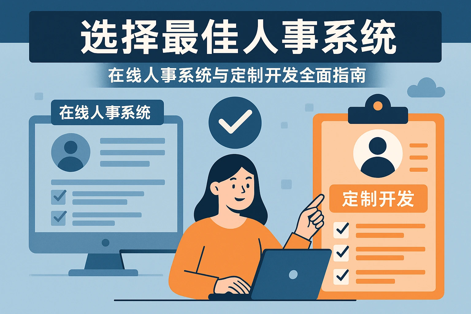 选择最佳人事系统:在线人事系统与定制开发全面指南