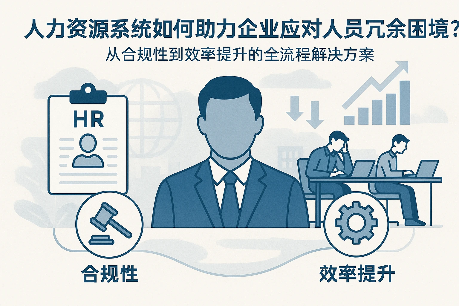 人力资源系统如何助力企业应对人员冗余困境?从合规性到效率提升的全流程解决方案