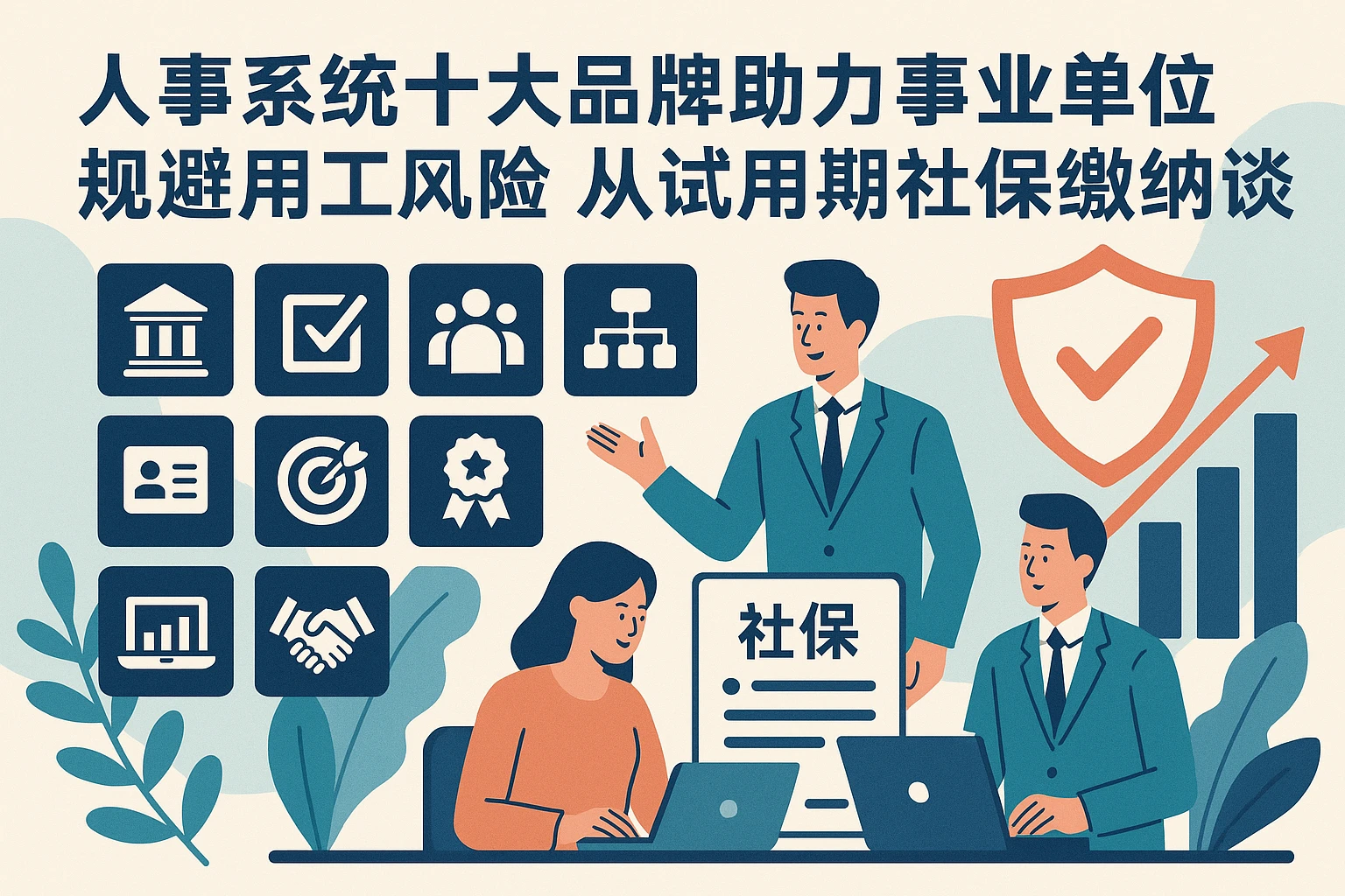 人事系统十大品牌助力事业单位规避用工风险,从试用期社保缴纳谈起