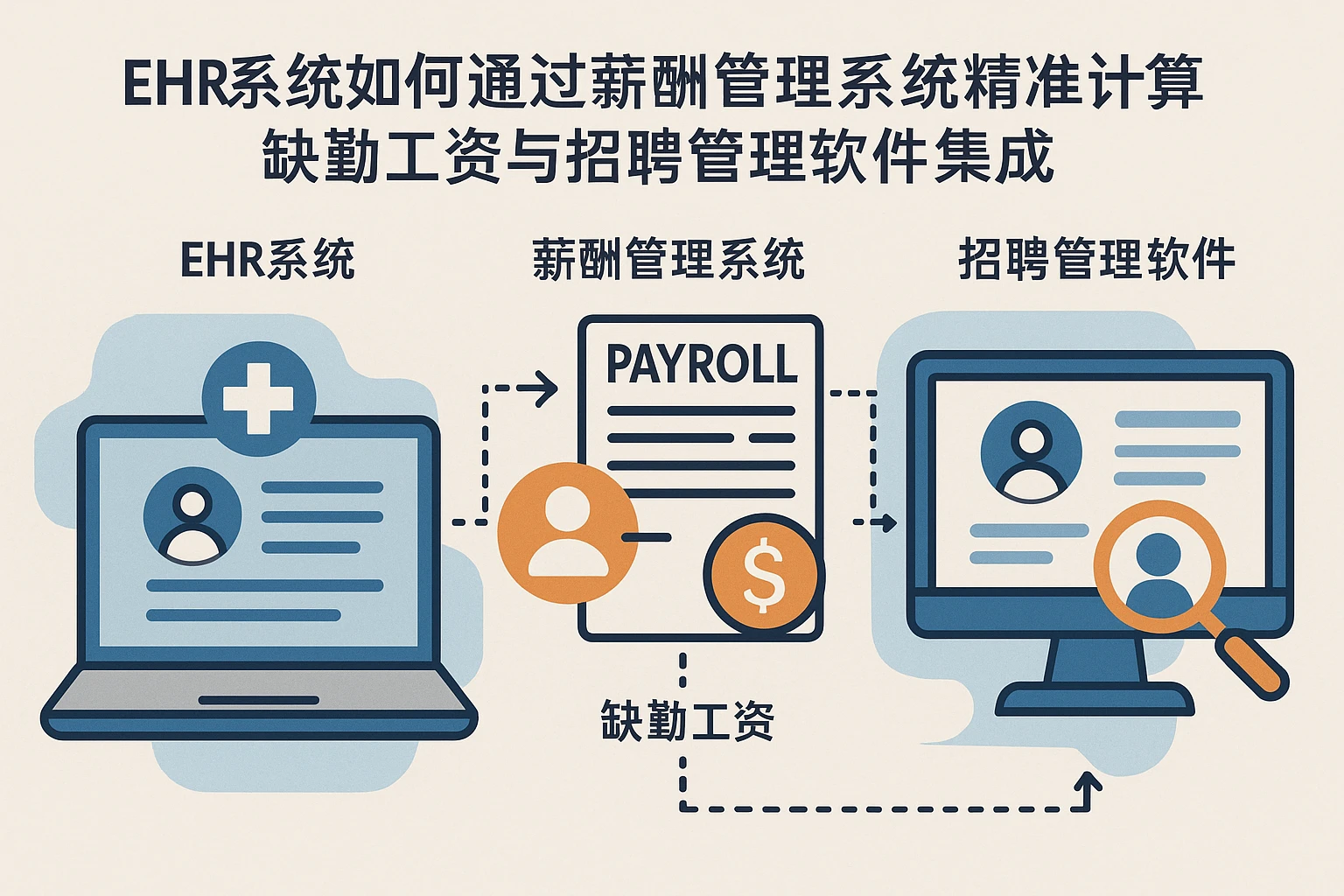 ehr系统如何通过薪酬管理系统精准计算缺勤工资与招聘管理软件集成