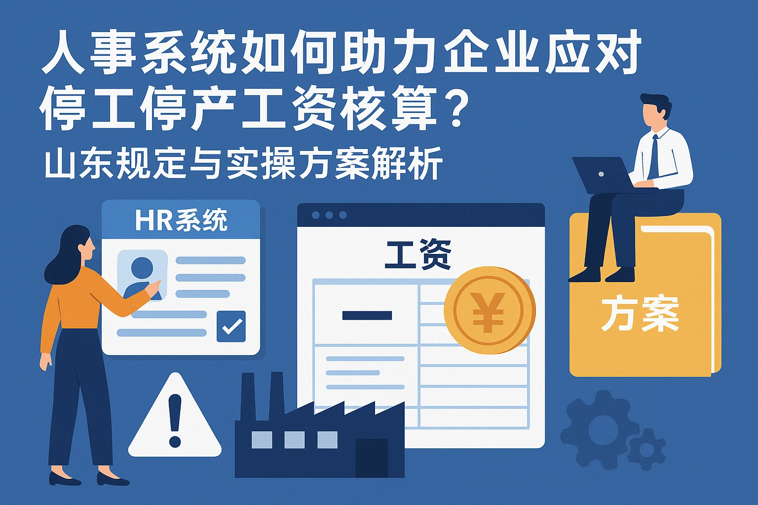 人事系统如何助力企业应对停工停产工资核算?山东规定与实操方案解析
