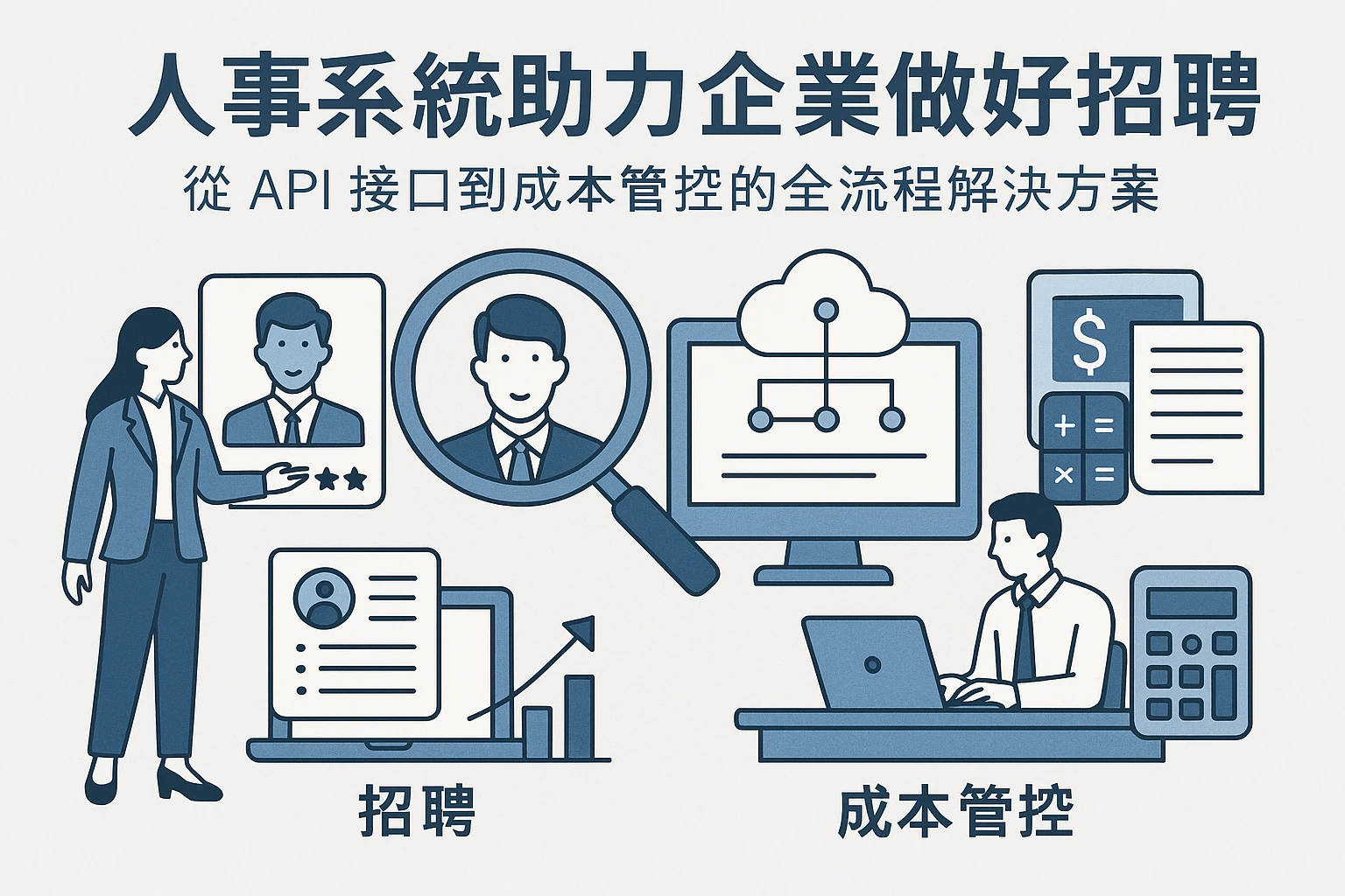 人事系统助力企业做好招聘：从API接口到成本管控的全流程解决方案