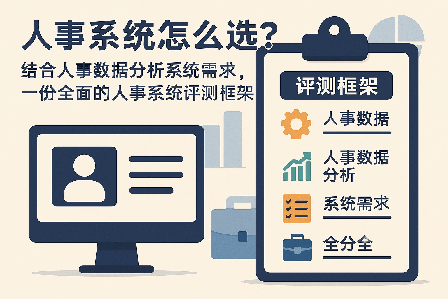 人事系统怎么选？结合人事数据分析系统需求，一份全面的人事系统评测框架