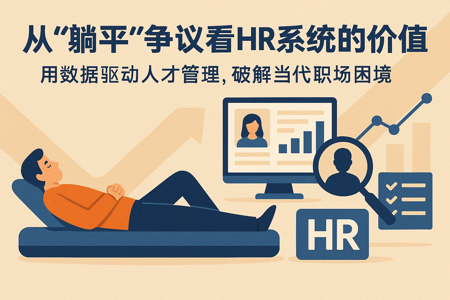 从“躺平”争议看HR系统的价值:用数据驱动人才管理,破解当代职场困境