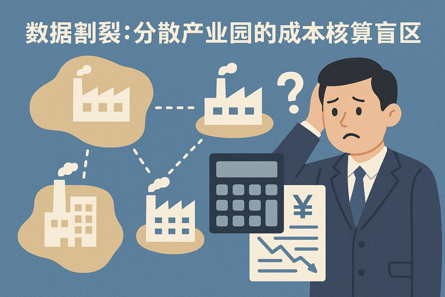 2. 数据割裂：分散产业园的成本核算盲区
