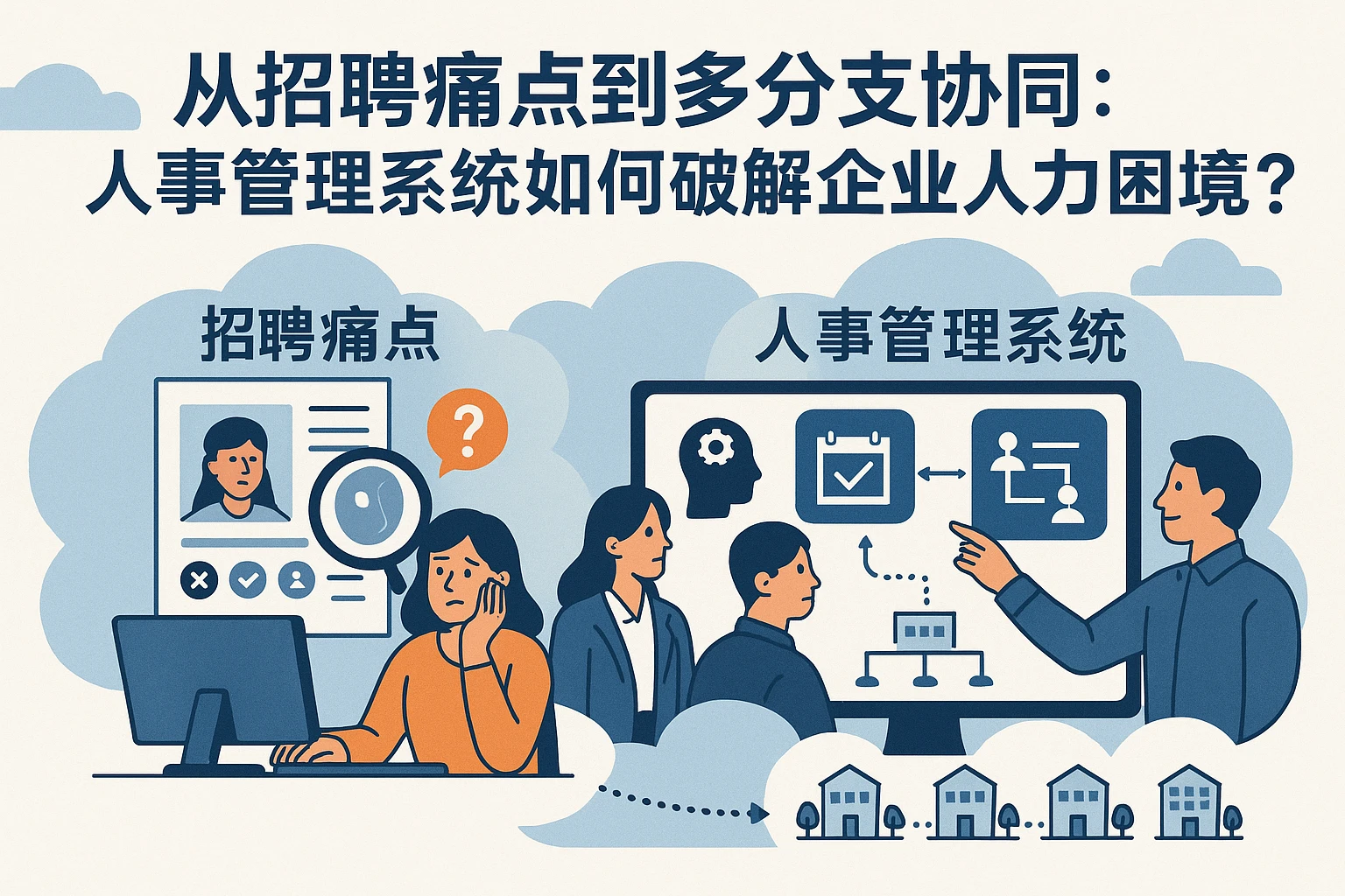 从招聘痛点到多分支协同：人事管理系统如何破解企业人力困境？