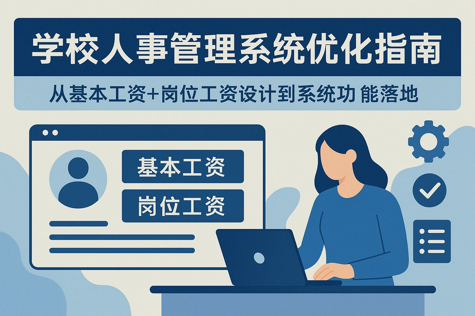 学校人事管理系统优化指南:从基本工资+岗位工资设计到系统功能落地