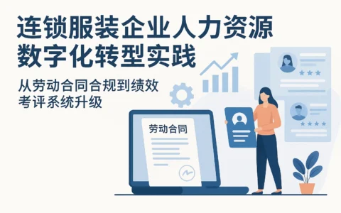 连锁服装企业人力资源数字化转型实践：从劳动合同合规到绩效考评系统升级