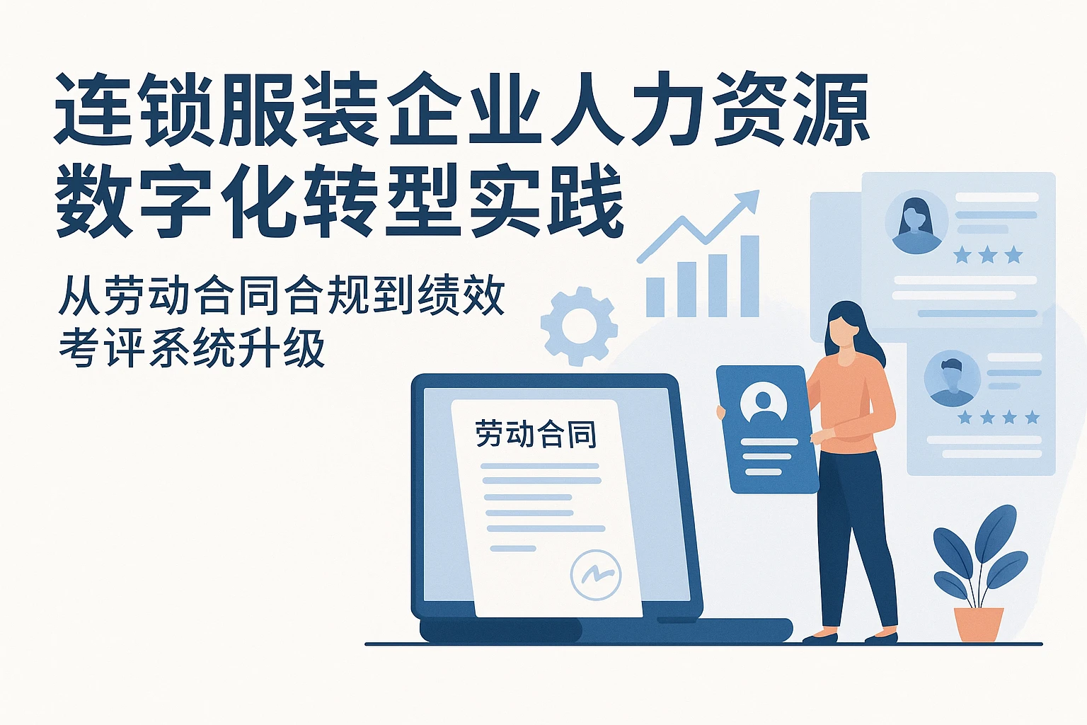 连锁服装企业人力资源数字化转型实践：从劳动合同合规到绩效考评系统升级