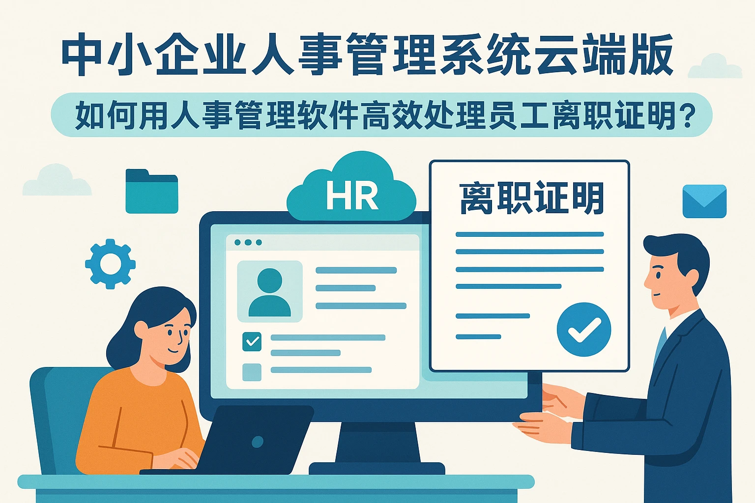 中小企业人事管理系统云端版：如何用人事管理软件高效处理员工离职证明？