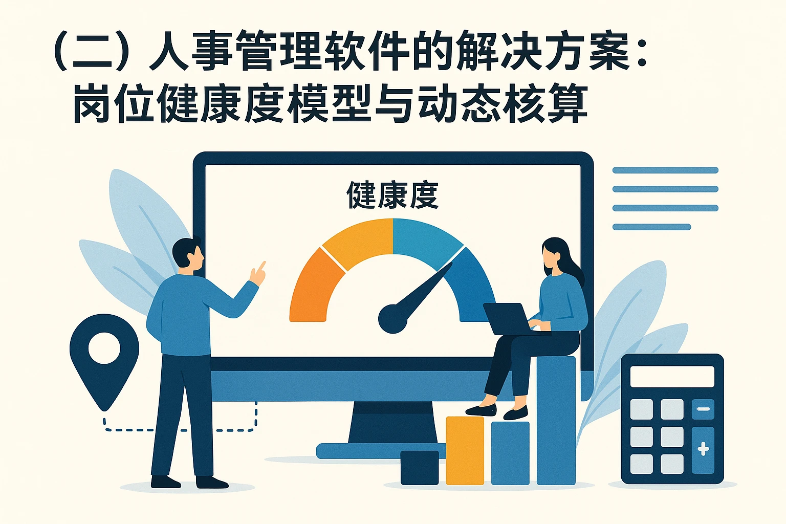 (二)人事管理软件的解决方案:岗位健康度模型与动态核算