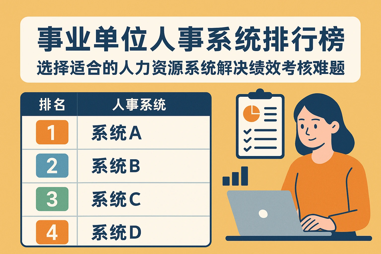 事业单位人事系统排行榜：选择适合的人力资源系统解决绩效考核难题