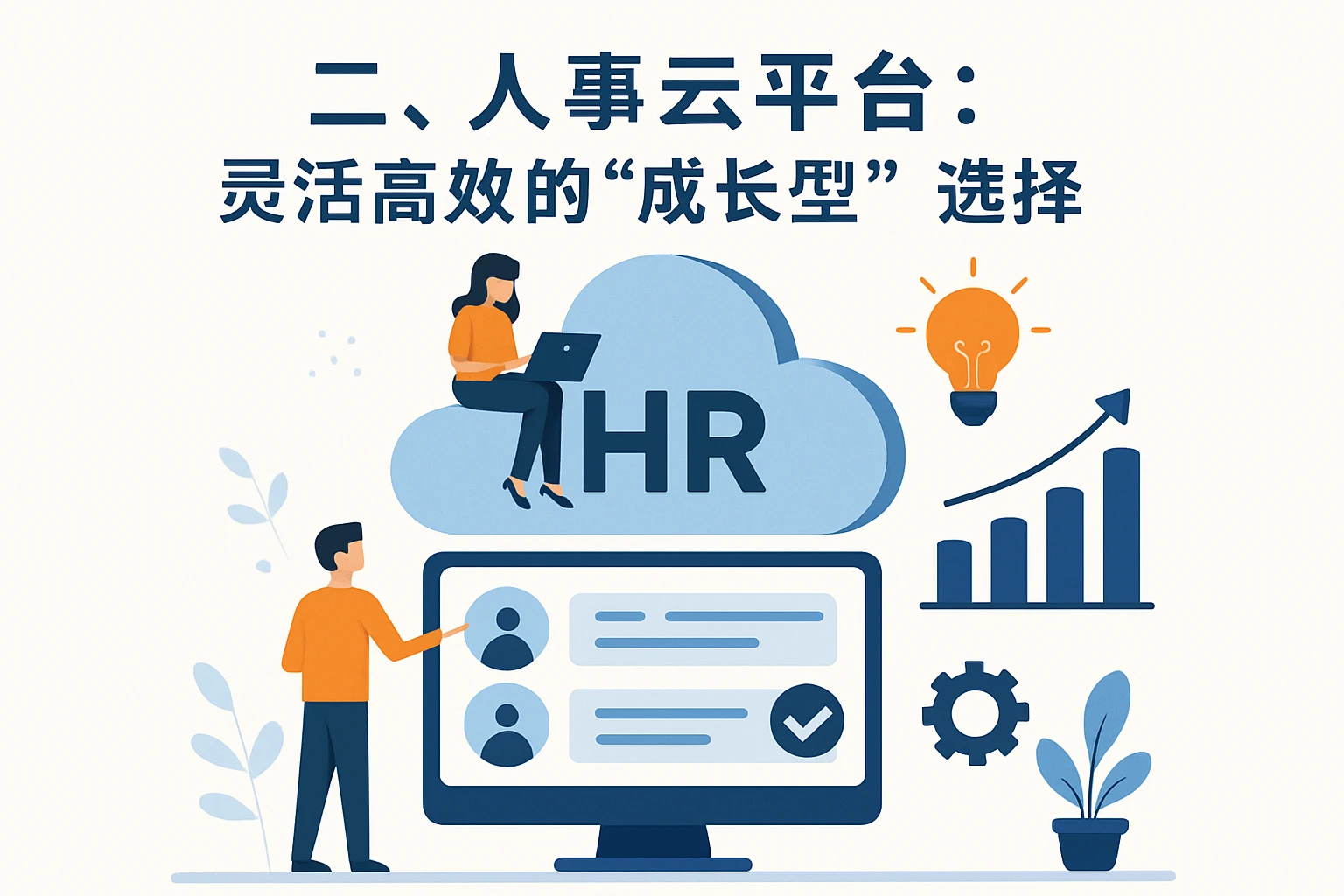 二、人事云平台：灵活高效的“成长型”选择