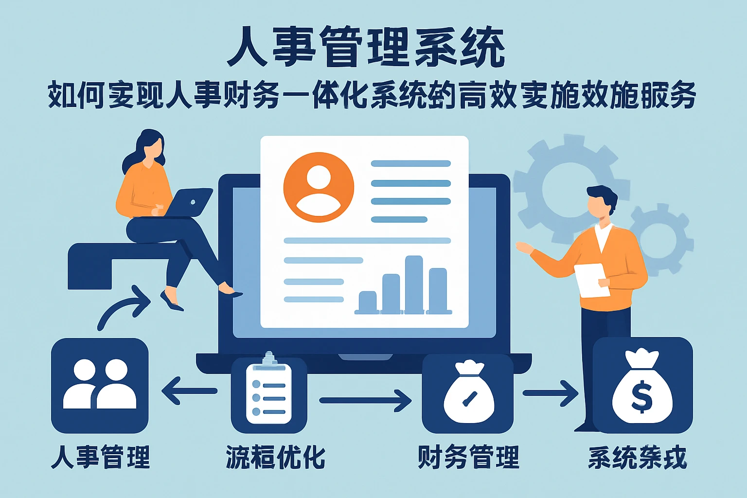 人事管理系统如何实现人事财务一体化系统的高效实施服务