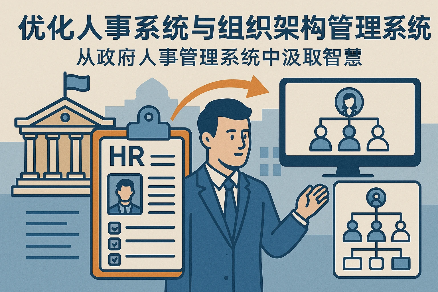 优化人事系统与组织架构管理系统：从政府人事管理系统中汲取智慧