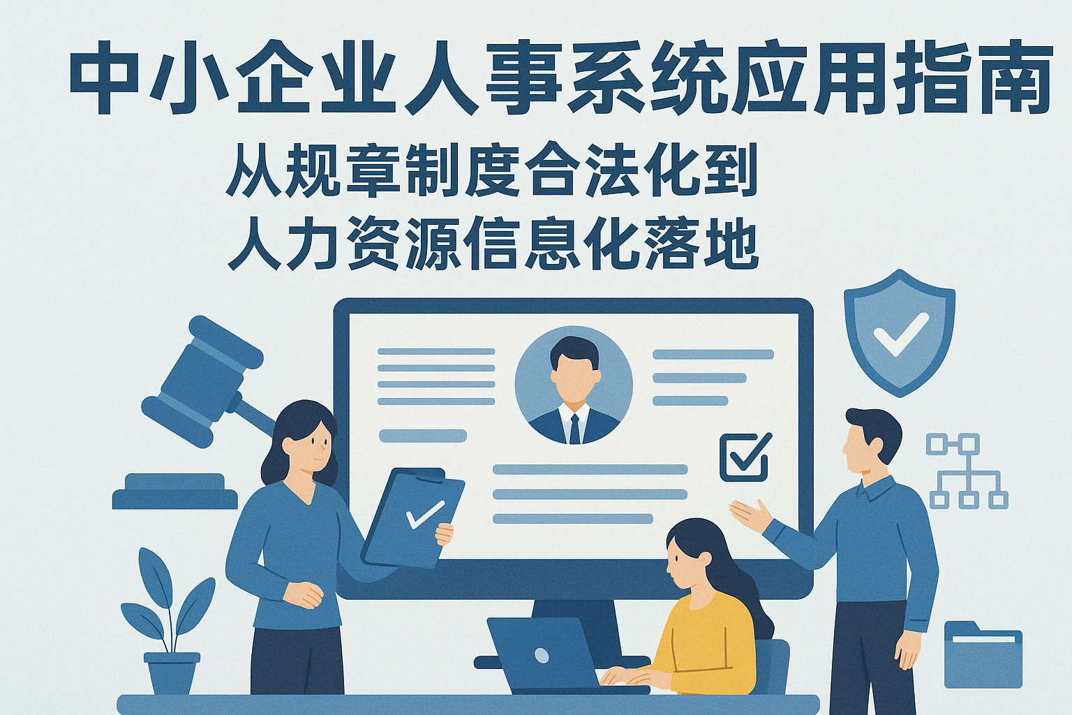 中小企业人事系统应用指南：从规章制度合法化到人力资源信息化落地