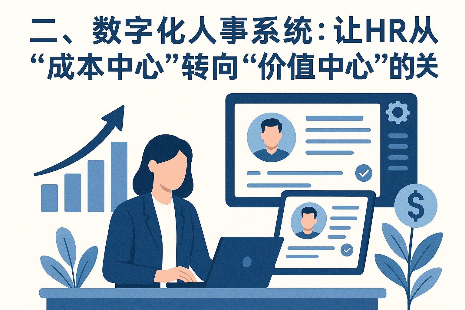 二、数字化人事系统:让HR从“成本中心”转向“价值中心”的关键
