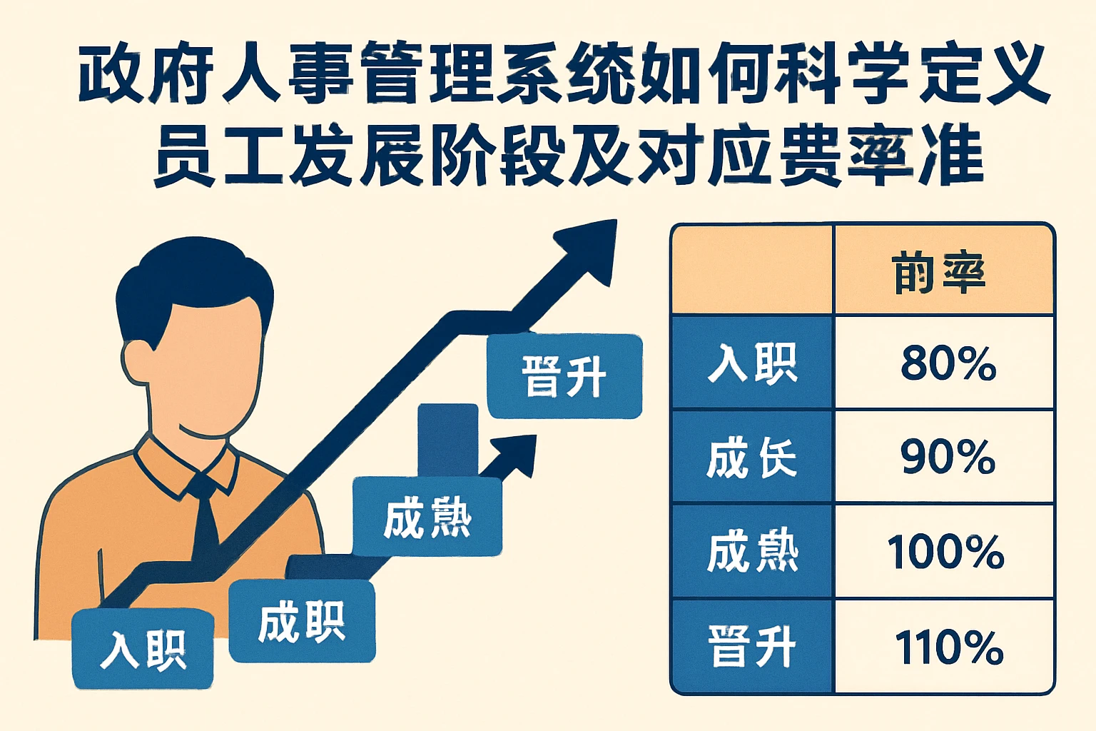 政府人事管理系统如何科学定义员工发展阶段及对应费率标准