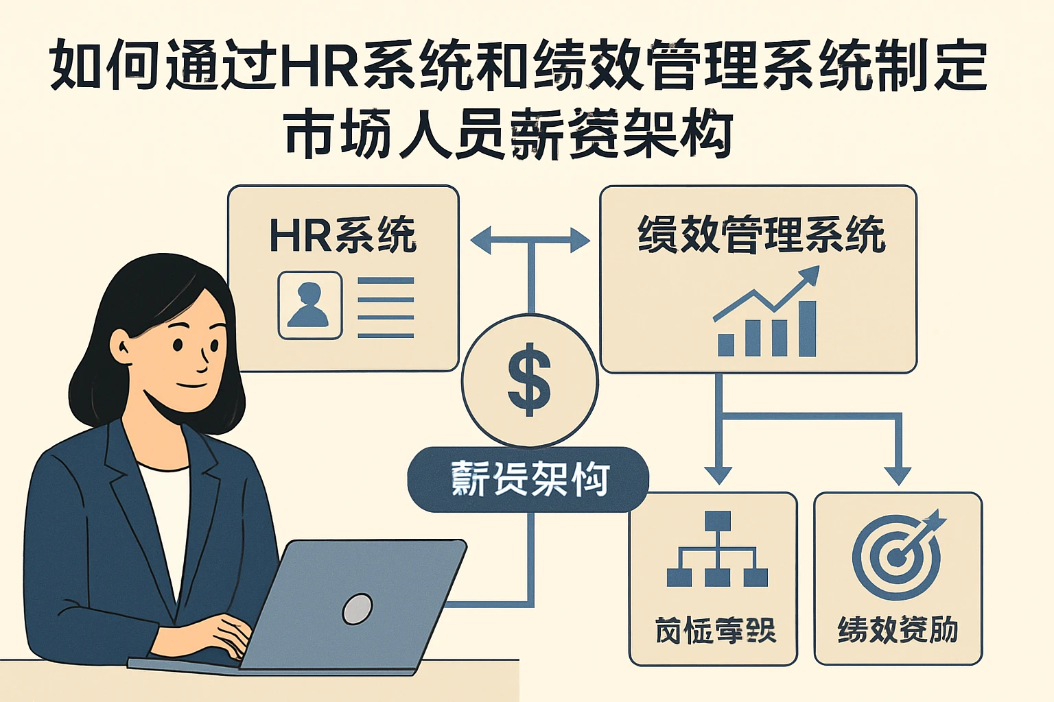 如何通过HR系统和绩效管理系统制定市场人员薪资架构