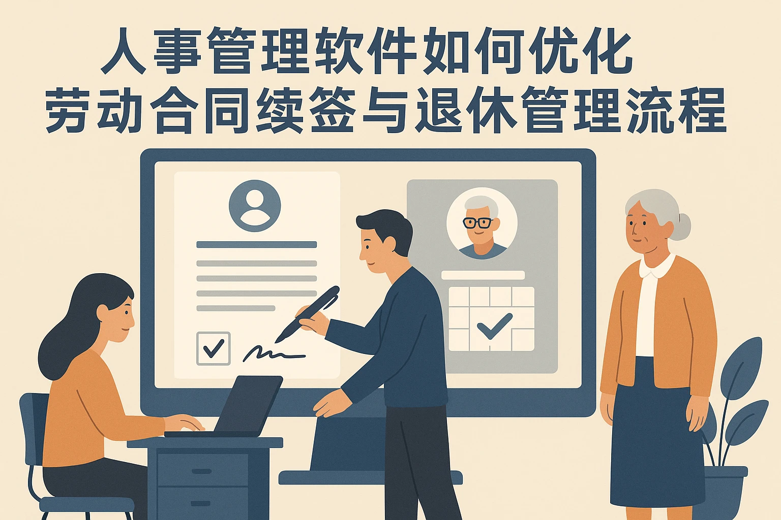 人事管理软件如何优化劳动合同续签与退休管理流程