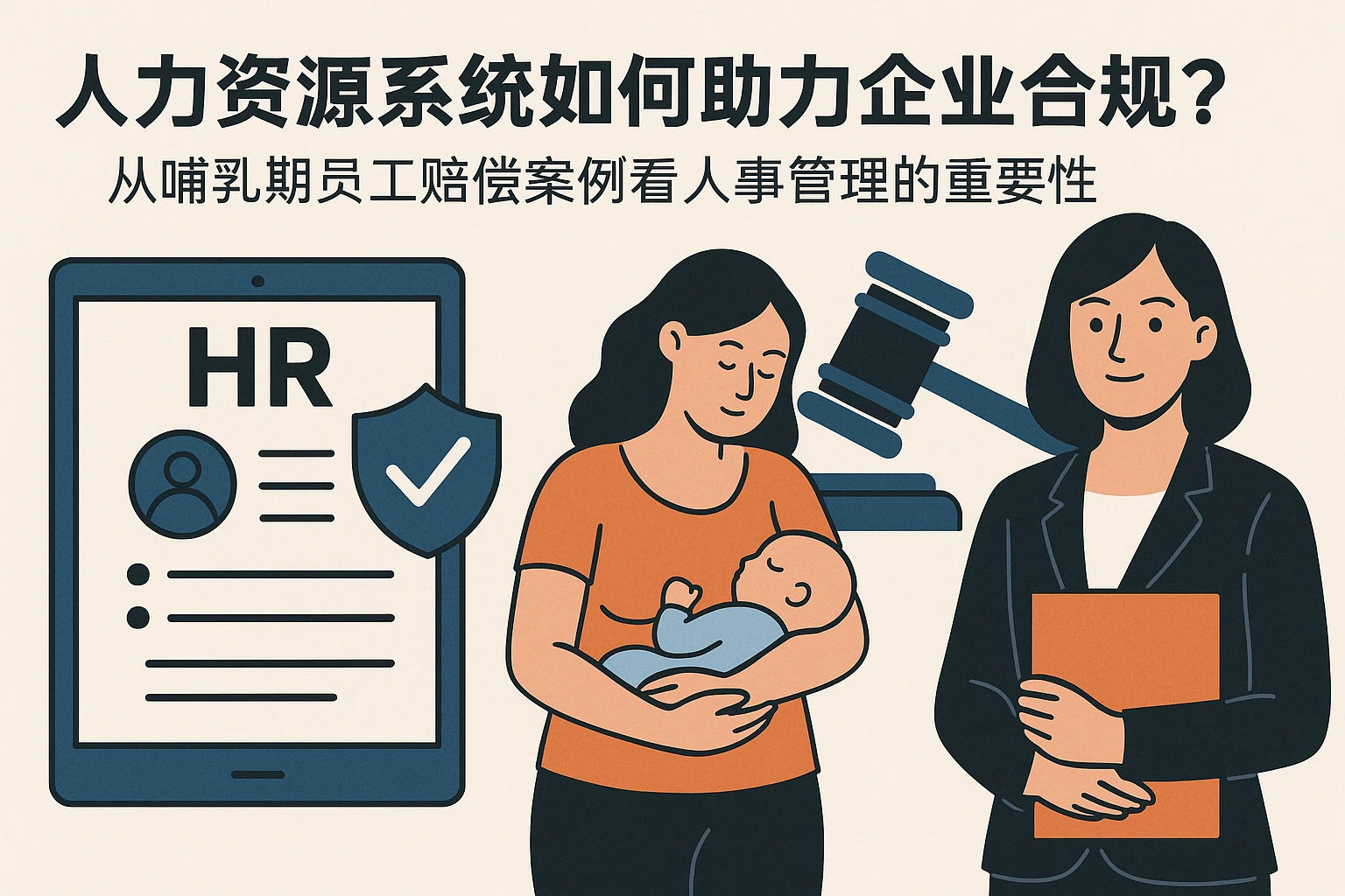 人力资源系统如何助力企业合规?从哺乳期员工赔偿案例看人事管理的重要性