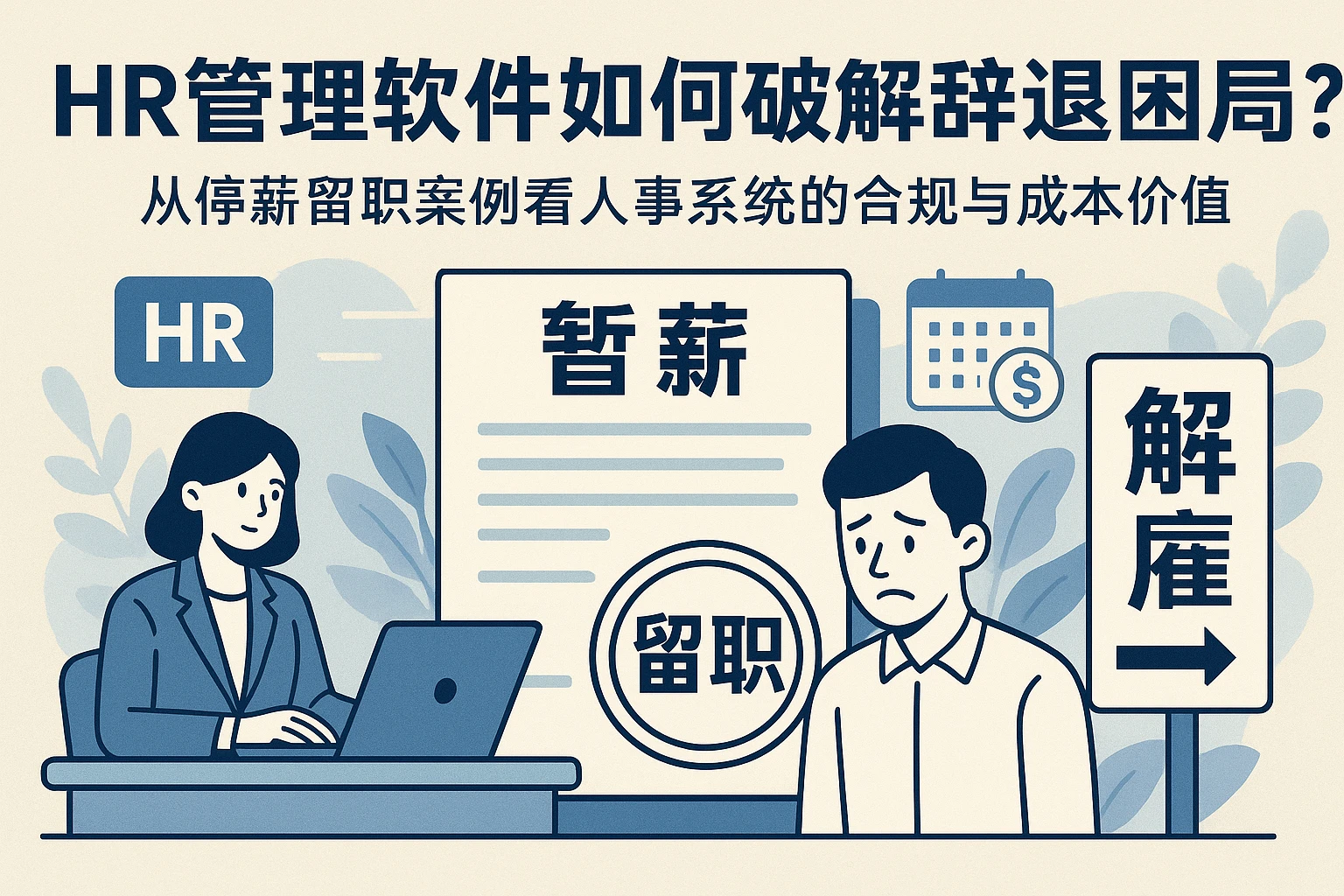 HR管理软件如何破解辞退困局?从停薪留职案例看人事系统的合规与成本价值