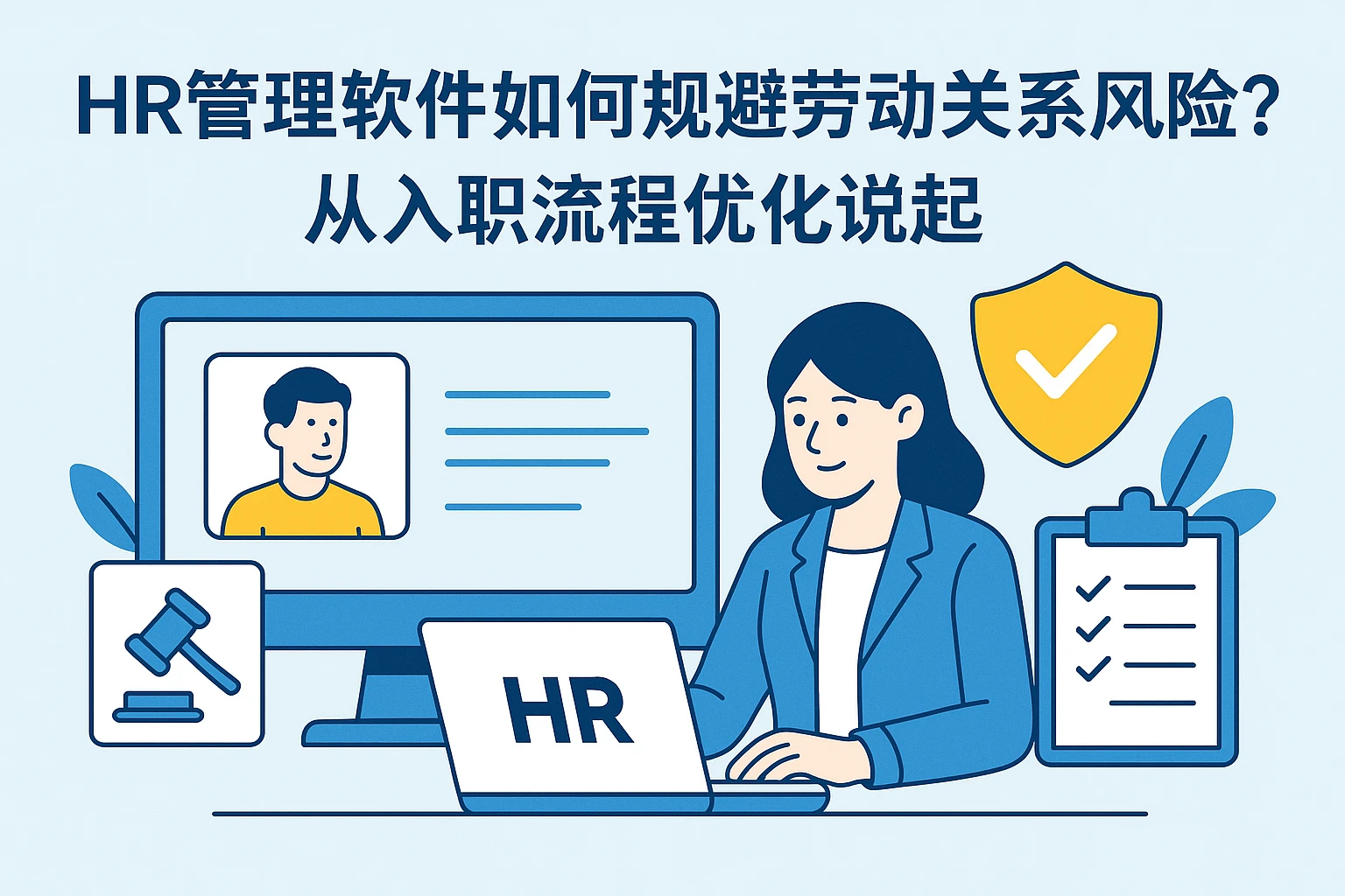 HR管理软件如何规避劳动关系风险？从入职流程优化说起