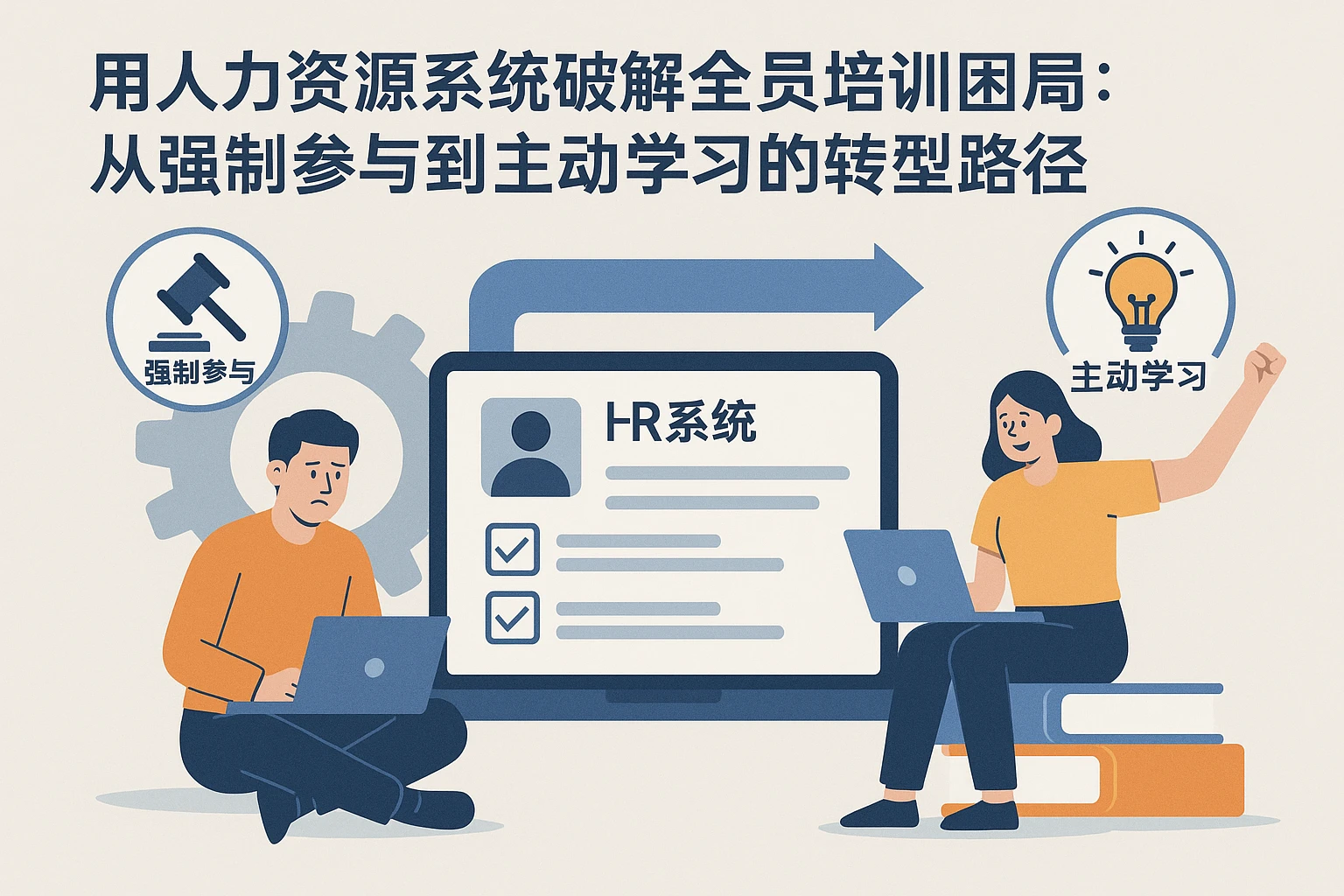 用人力资源系统破解全员培训困局:从强制参与到主动学习的转型路径