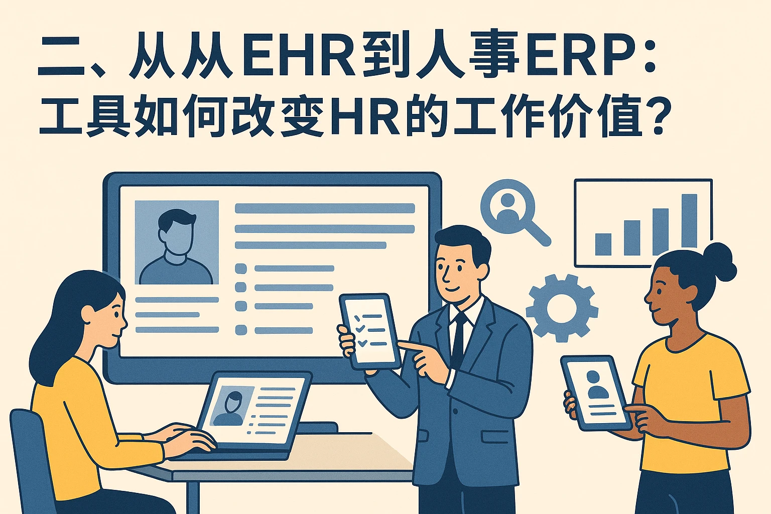二、从EHR到人事ERP:工具如何改变HR的工作价值?