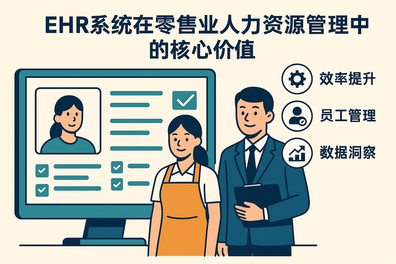 EHR系统在零售业人力资源管理中的核心价值