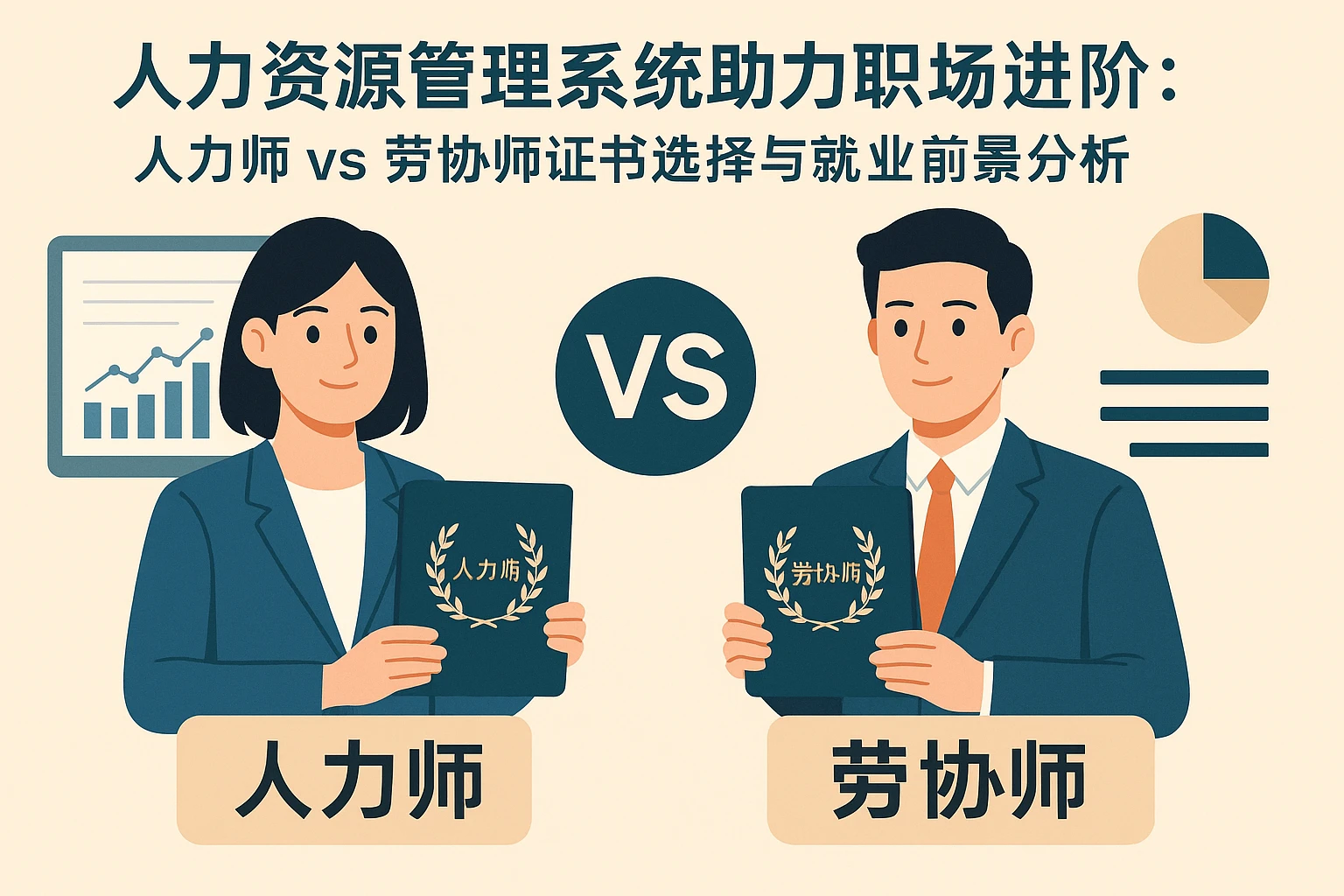 人力资源管理系统助力职场进阶：人力师vs劳协师证书选择与就业前景分析
