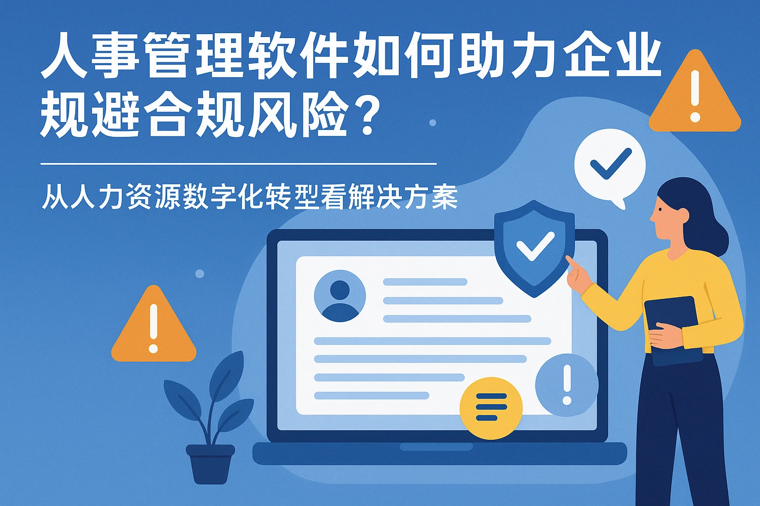 人事管理软件如何助力企业规避合规风险？从人力资源数字化转型看解决方案