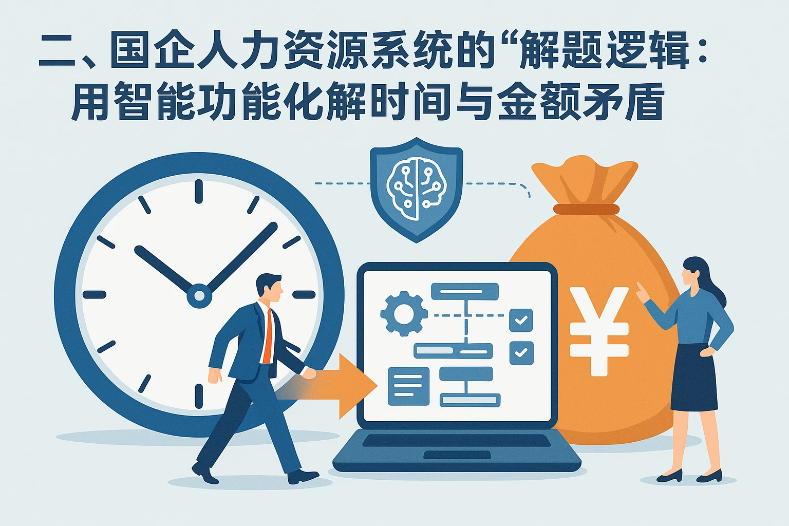 二、国企人力资源系统的“解题逻辑”:用智能功能化解时间与金额矛盾