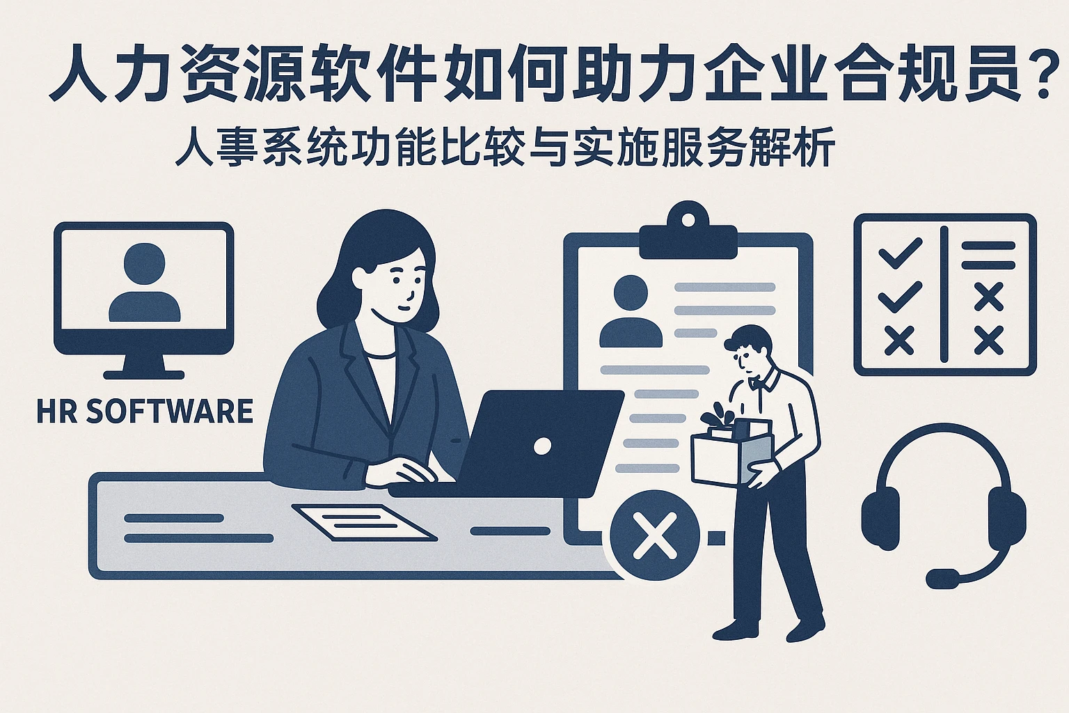 人力资源软件如何助力企业合规裁员？人事系统功能比较与实施服务解析