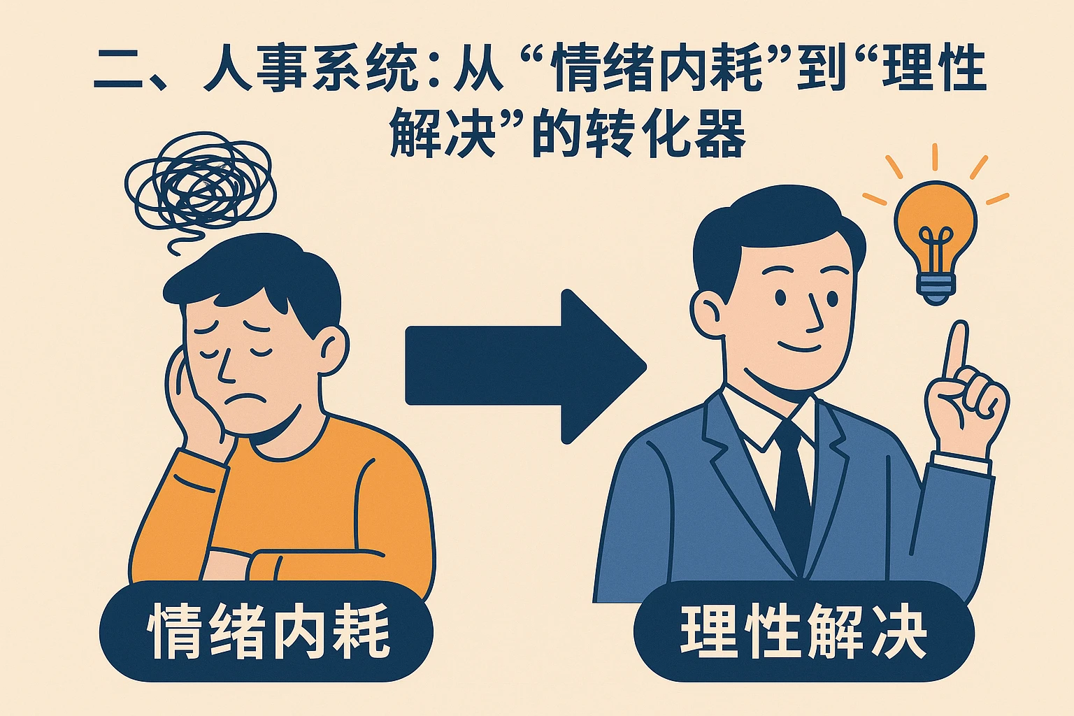 二、人事系统:从“情绪内耗”到“理性解决”的转化器