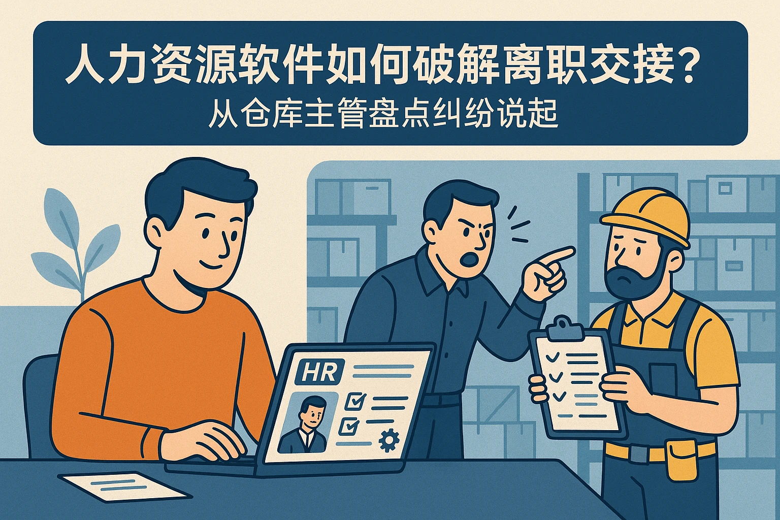 人力资源软件如何破解离职交接痛点？从仓库主管盘点纠纷说起