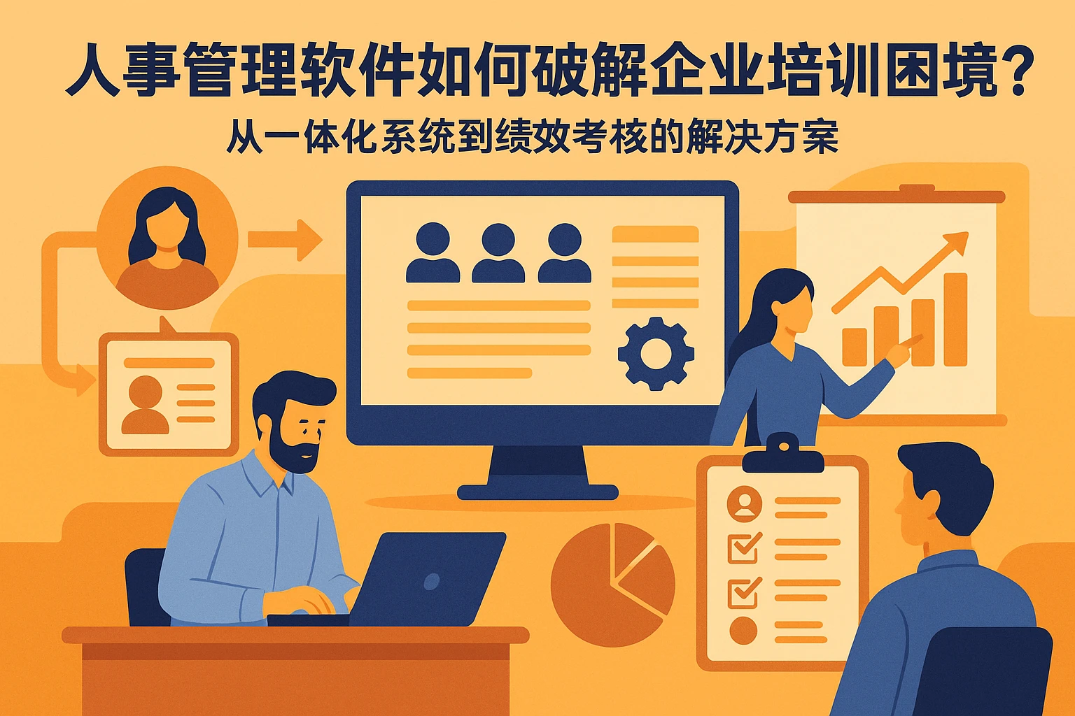 人事管理软件如何破解企业培训困境?从一体化系统到绩效考核的解决方案