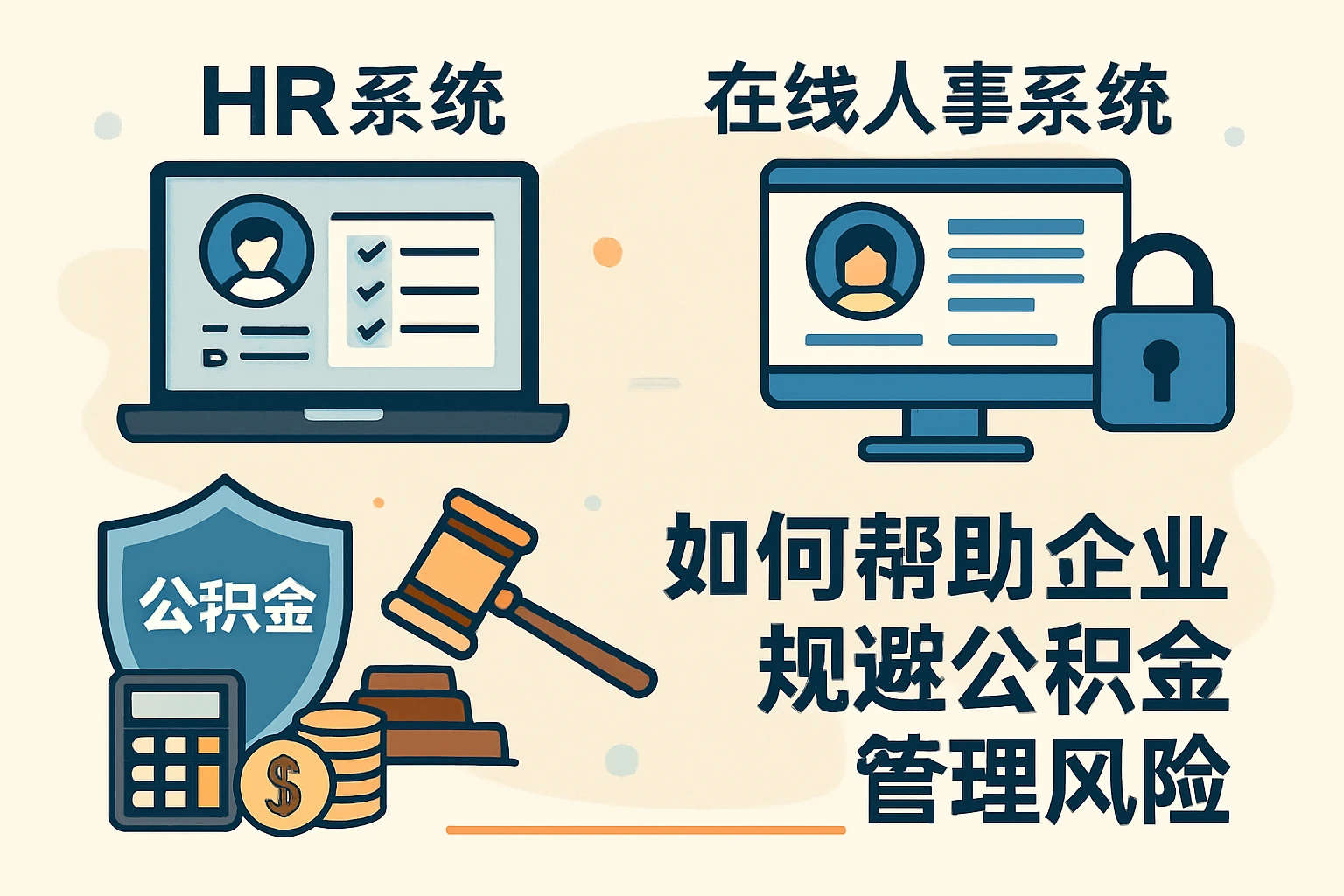 HR系统与在线人事系统如何帮助企业规避公积金管理风险