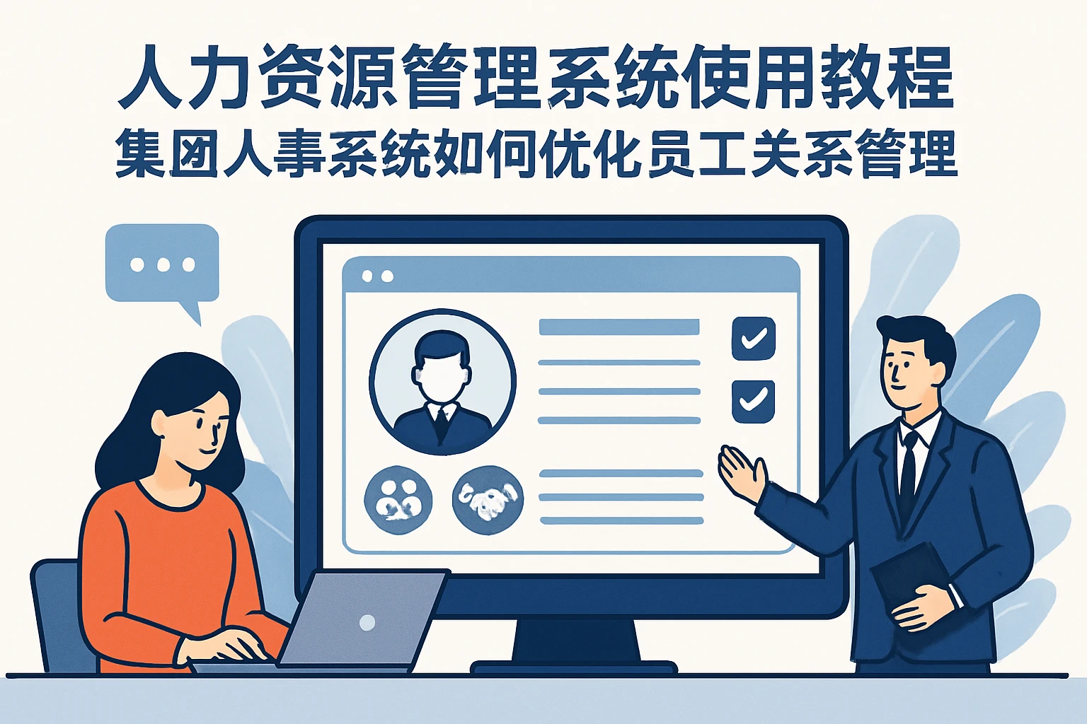 人力资源管理系统使用教程:集团人事系统如何优化员工关系管理