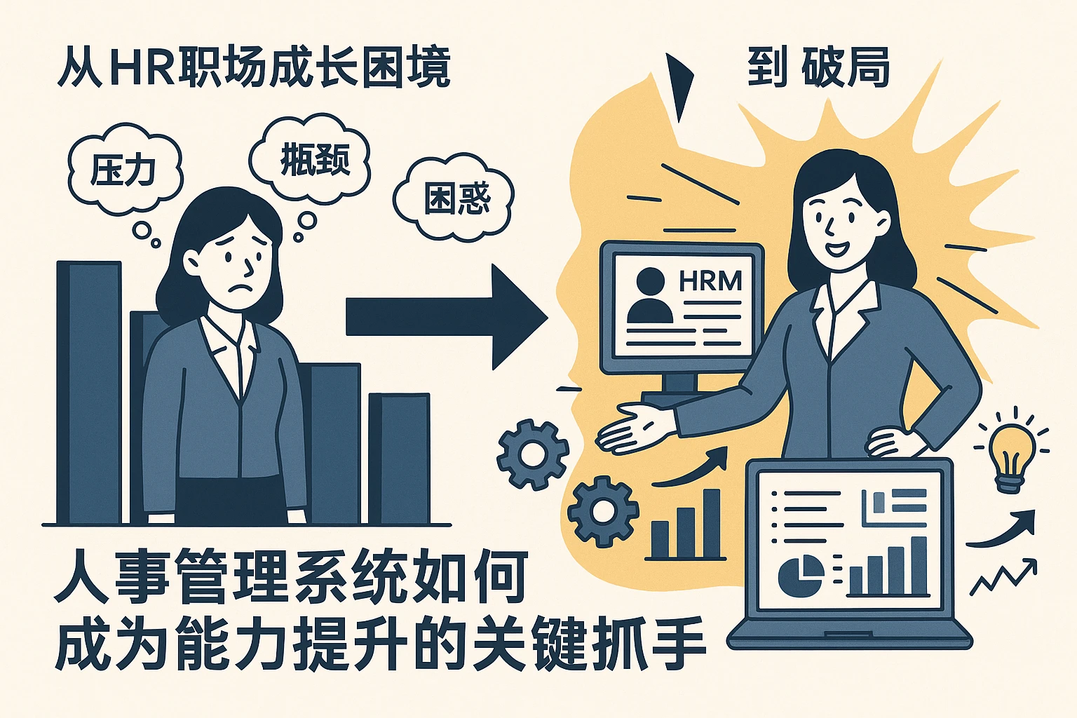 从HR职场成长困境到破局：人事管理系统如何成为能力提升的关键抓手