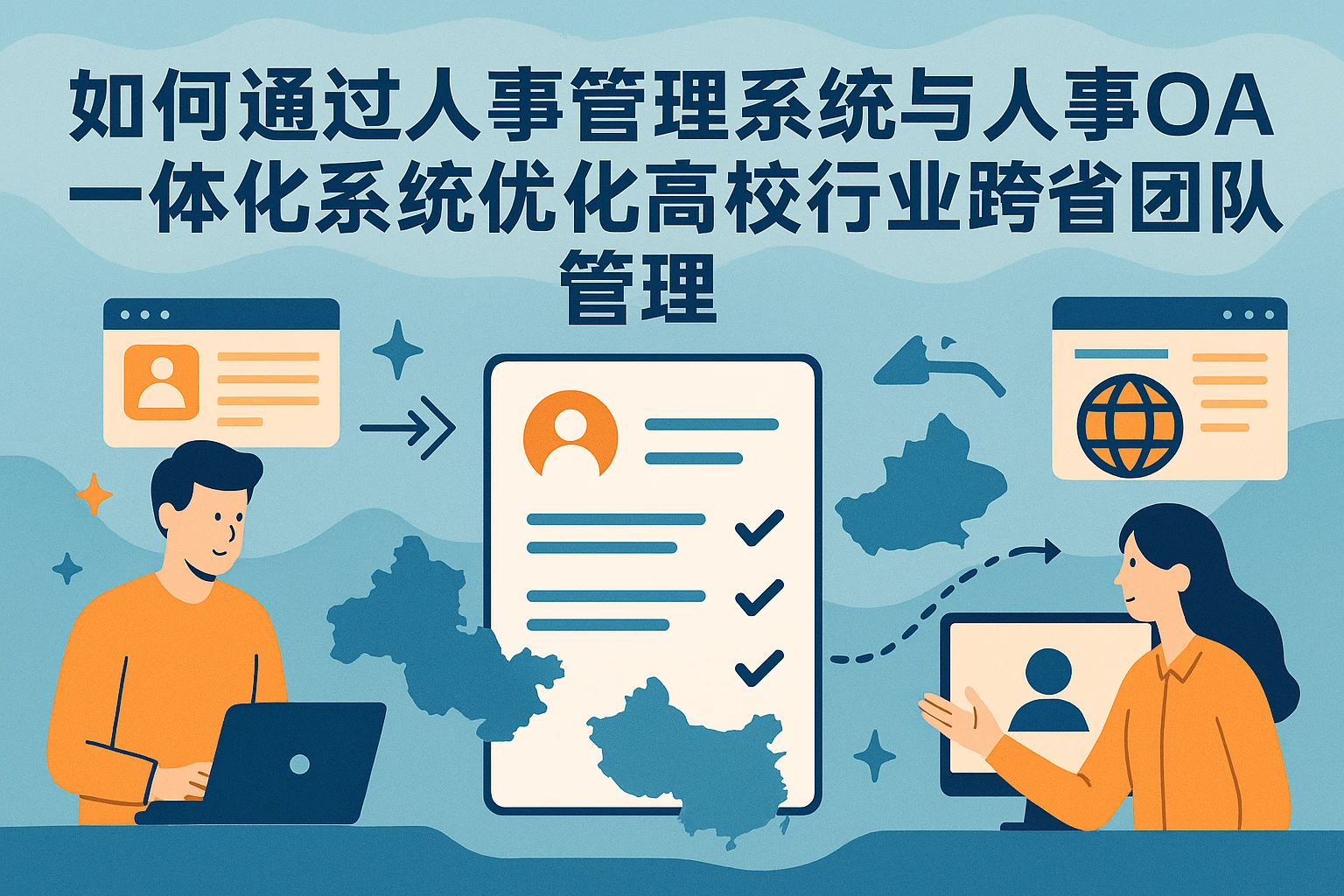 如何通过人事管理系统与人事OA一体化系统优化高校行业跨省团队管理