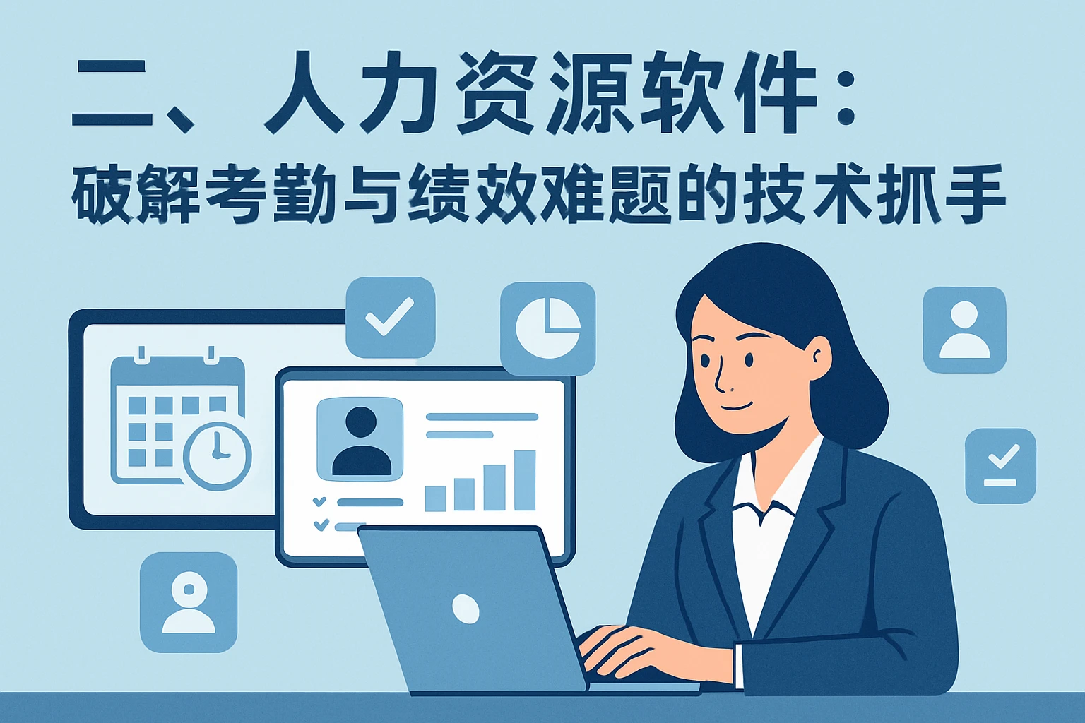 二、人力资源软件:破解考勤与绩效难题的技术抓手