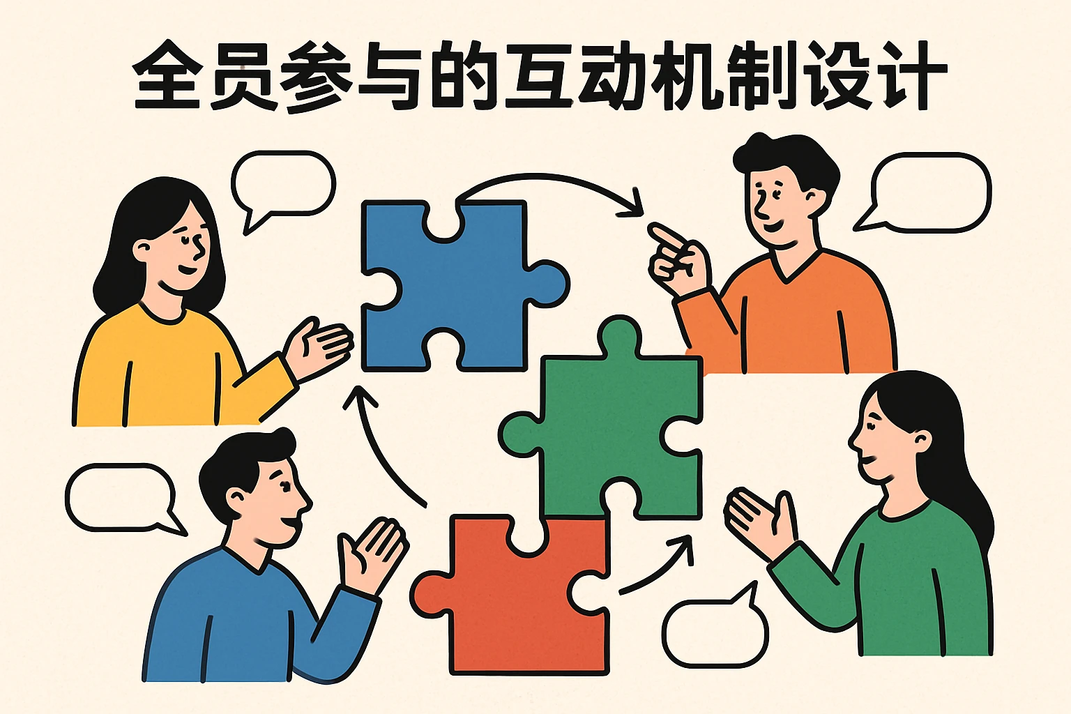 全员参与的互动机制设计