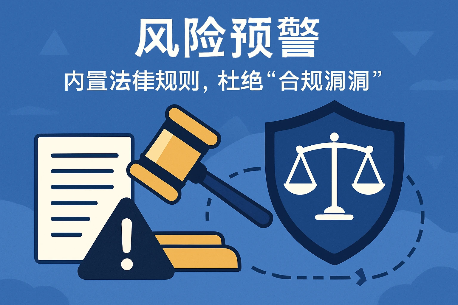2. 风险预警：内置法律规则，杜绝“合规漏洞”