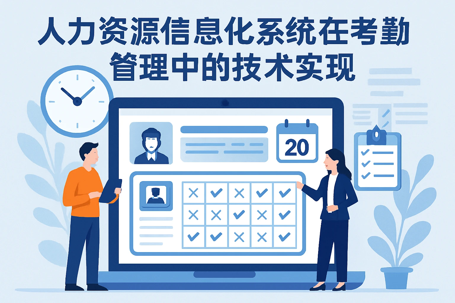 人力资源信息化系统在考勤管理中的技术实现