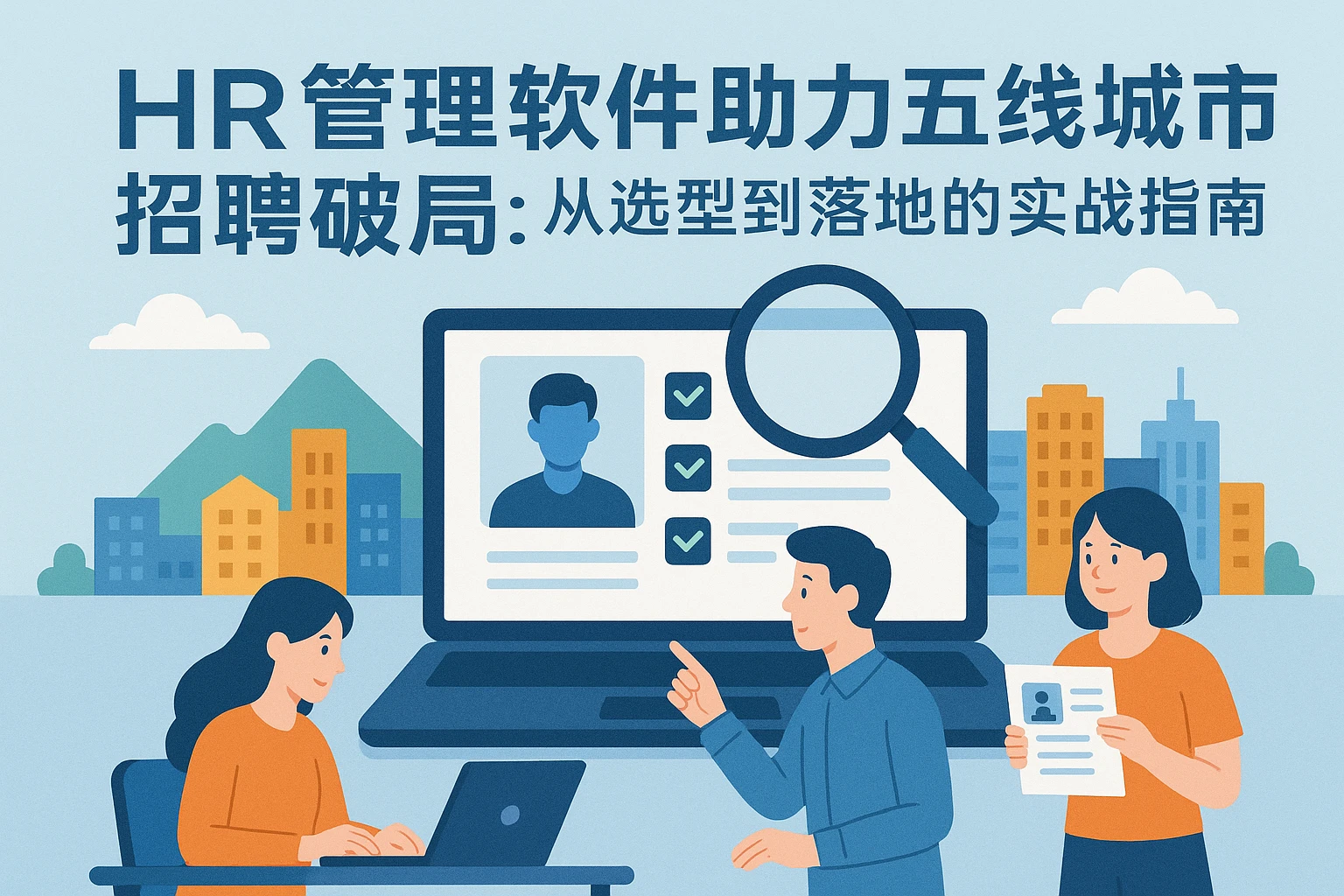 HR管理软件助力五线城市招聘破局：从选型到落地的实战指南